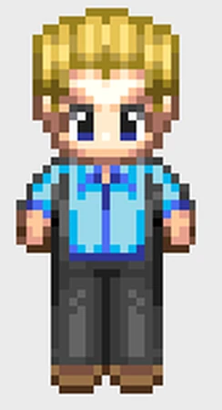 Dom pixel character